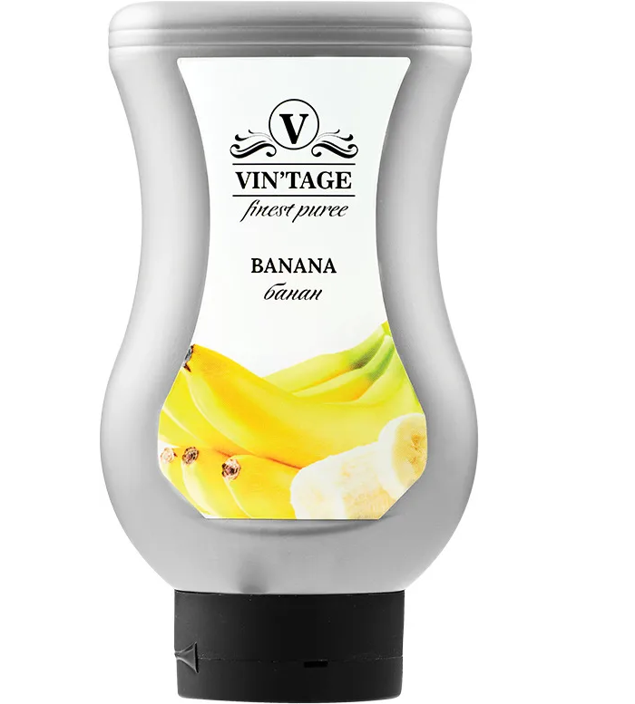Сок-пюре Концентрат на фруктовой основе VINTAGE Banana (Банан), 500мл