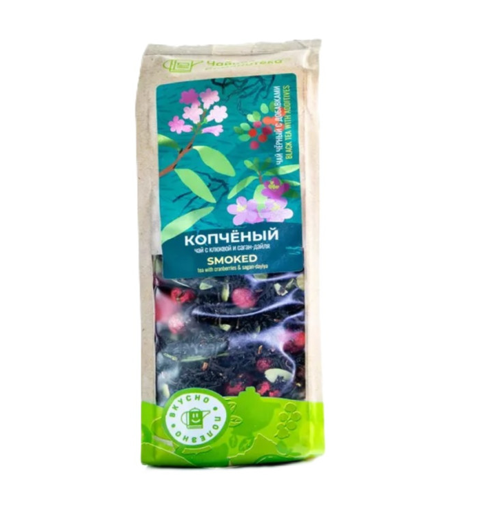 Чай TEACO Копчёный чай с клюквой и саган-дайля, 100гр