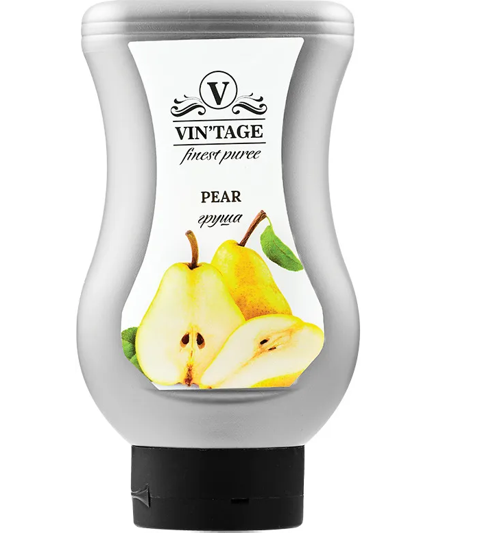 Сок-пюре Концентрат на фруктовой основе (пюре) VINT'AGE Pear (Груша), 500мл