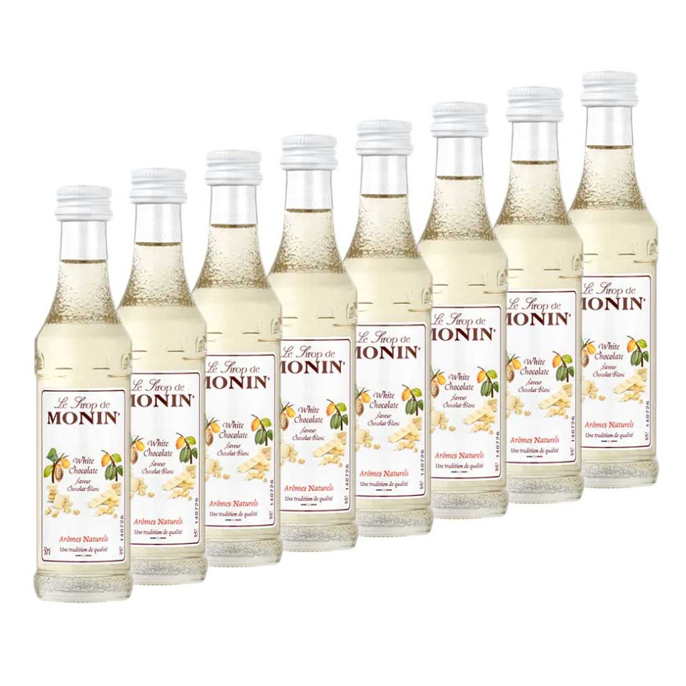 Сироп Monin White Chocolate (Белый шоколад), 8x50мл