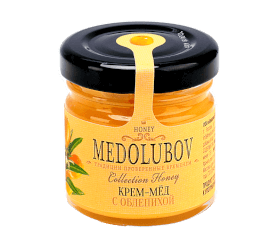 Крем-мёд Медолюбов с Облепихой, 40 мл