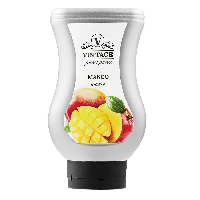 Основа для напитков Концентрат на фруктовой основе (пюре) VINTAGE Mango (Манго), 500мл