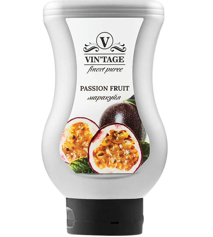 Сок-пюре Концентрат на фруктовой основе (пюре) VIN'TAGE Passion Fruit (Маракуйя), 500мл