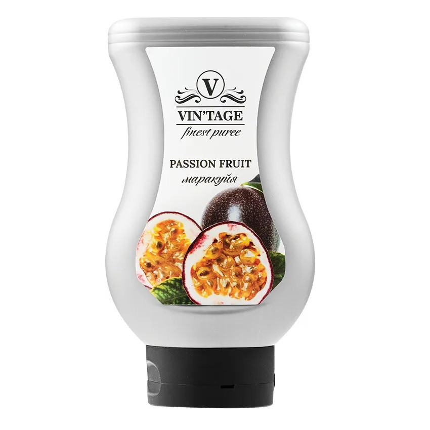 Сок-пюре Концентрат на фруктовой основе (пюре) VINTAGE Passion Fruit (Маракуйя), 500мл