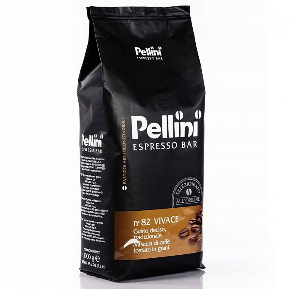 Кофе в зернах Pellini №82 Vivace (Виваче) 1кг