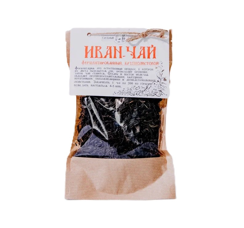 Чай Таежный тайник Иван чай ферментированный крупнолистовой, 50г