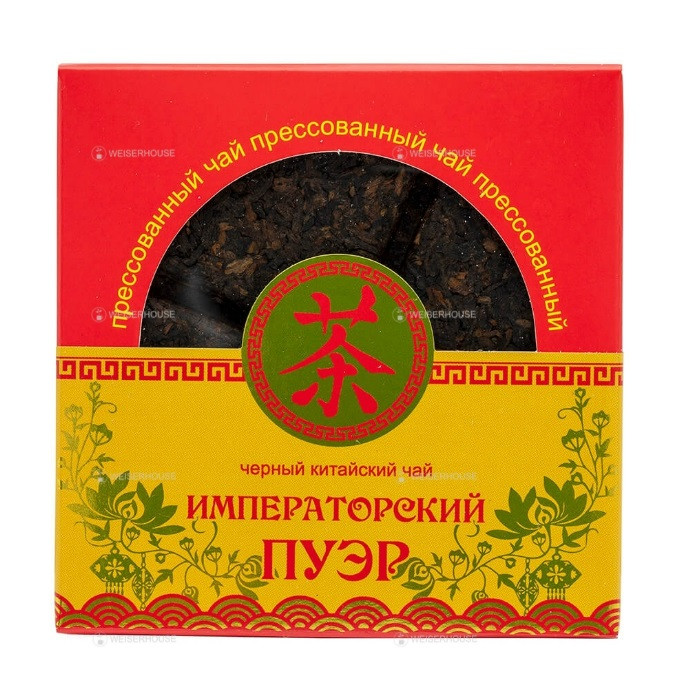Чай Weiserhouse Императорский Пуэр (7 лет), черный листовой прессованный, 50г