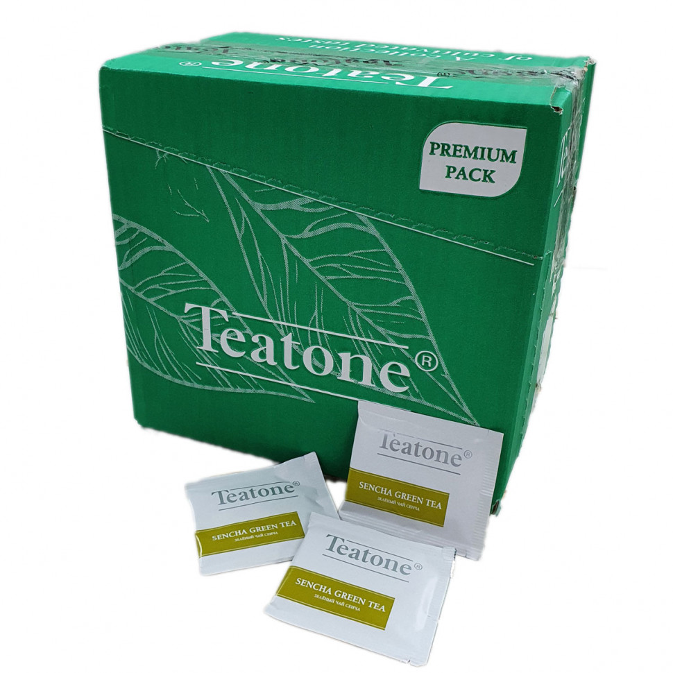 Чай Teatone Sencha Green Tea (Зеленый чай Сенча) в пакетиках 300шт